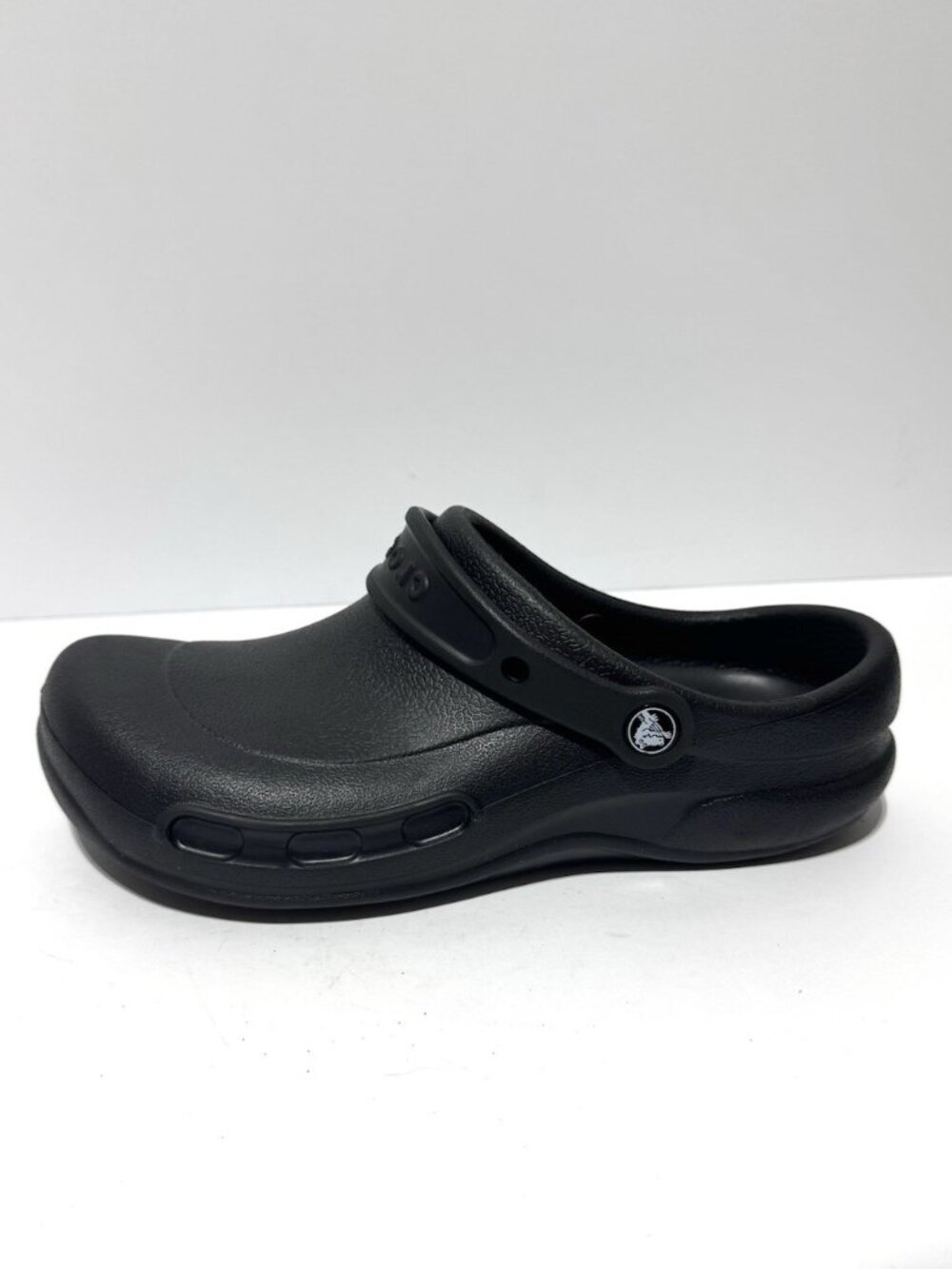Crocs Womens Bistro Black Slip-On Clogs, Size 10